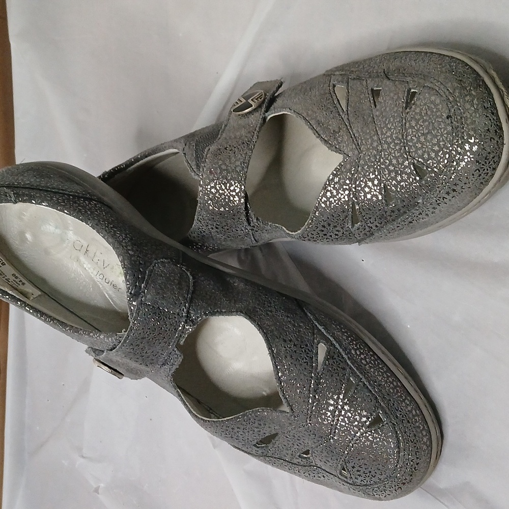 Elegant Silver Women's Flats